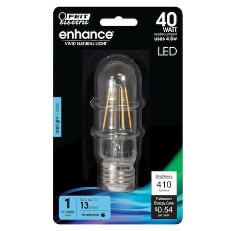 Feit Electric Feit Enhance T10 E26 (Medium) LED Bulb Daylight 40 Watt Equivalence 1 pk BPT1040/950CARP
